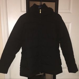 Black puffer jacket